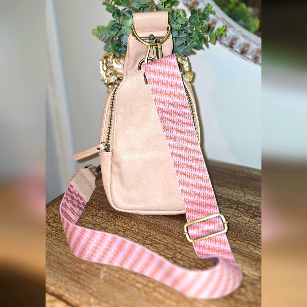 Anthropologie Blush Crossbody Bag